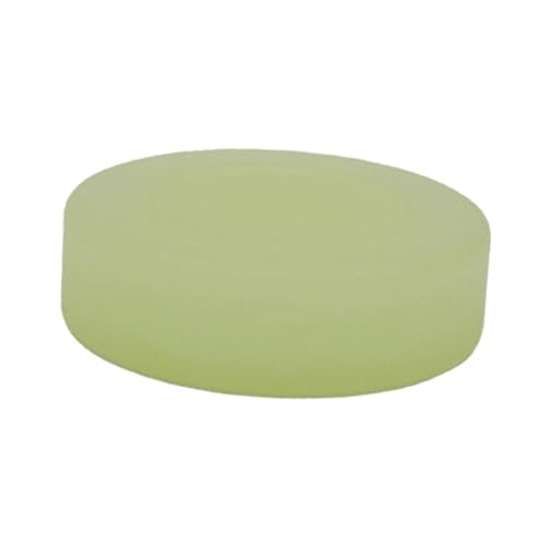 Menolana Hockey Puck Glow in The Dark Party Puck Portable Diameter 2.76inch Gifts Kids Toys Light up Green Luminous Street Hockey Ball