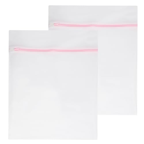 2er Set Wäschenetz für Waschmaschine, Premium Wäschebeutel 40 x 50 cm, Waschnetz mit Verstecktem Reißverschluss, Schutz vor Verformung und Falten, Wäschenetz für Waschmaschine,Wäschesack
