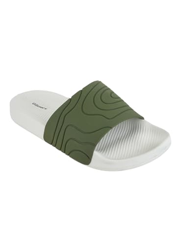 Image of Men & Boys Embossed Sliders | Soft EVA Flip Flops & Slippers