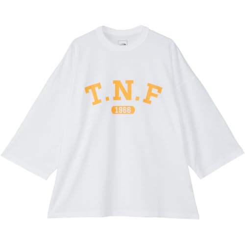The North Face 3/4 Sleeve TNF Logo Tee, white, Large