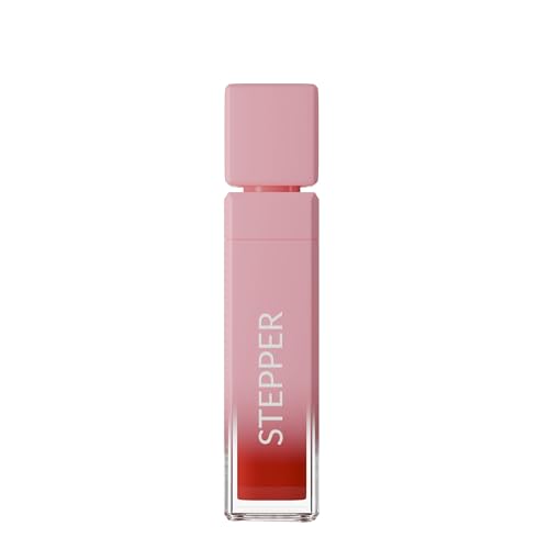 Tinted Lip Serum, Hydrating & Plumping Lip Gloss with Hyaluronic Acid, Vitamin E & Peppermint, Glossy Finish, Nourishing Lip Moisturizer, Stepper - 5 ml/0.17 fl oz