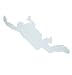 Skydiving FF Freefall Belly Decal Sticker - White