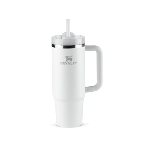 Stanley - Copo Quencher H2.0 FlowState 887ml - Copo de aço inoxidável com tampa, isolamento a vácuo, para água, chá gelado, café, smoothies e muito mais, Frost
