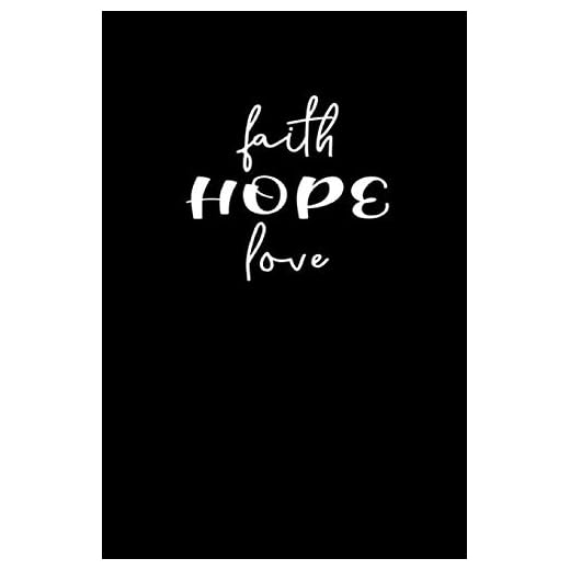 FAITH HOPE LOVE: Meditation Yoga Notebook Namaste Notizbuch Yogi Om Journal 6x9 kariert squared