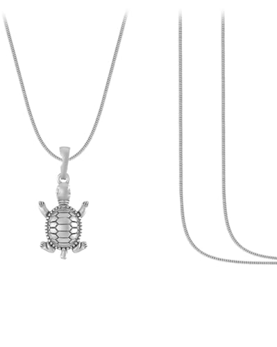 Pendentif tortue en argent sterling 925 Mtrolls petit modèle