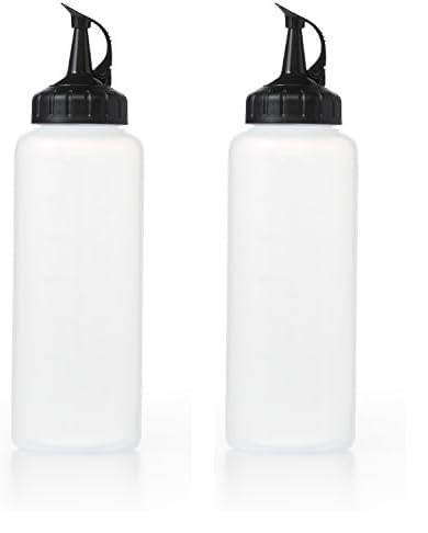 OXO Good Grips Chef’s Squeeze Bottle, 12 oz., Medium, TRANSLUCENT (Pack of 2)