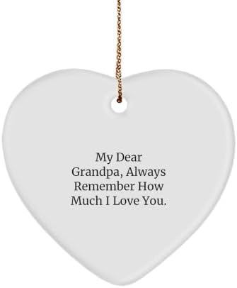 Heartfelt Grandpa Christmas Ornament Gift for Grandpa Novelty image 2