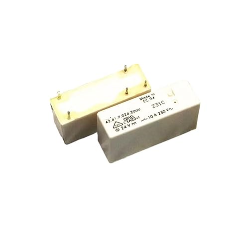 Relais 43.41 7 024 2000 Finder 24VDC 10A inverseur 5 broches pour circuit imprimé