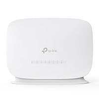 TP-Link TL-MR105 LTE Router, 4G Router unterstützt Nano SIM Karten, 4G Cat4 bis zu 150 Mbit/s, WLAN 2.4GHz 300 Mbit/s, 2 x 100 Mbps Ports, Plug & Play, bis zu 32 Geräte, Kindersicherung, Gast-Netzwer