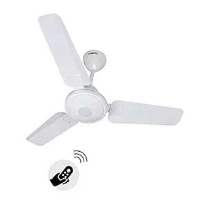 atomberg Efficio 900mm BLDC Motor 5 Star Rated Classic Ceiling Fans with Remote Control | High Air Delivery Fan with LED Indicators | Upto 65% Energy Saving | 2+1 Year Warranty (White)