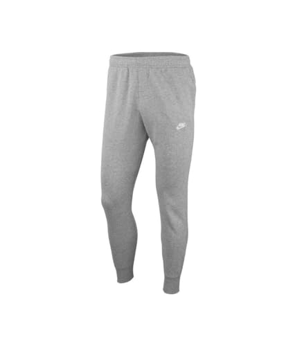 Nike Herren Sportswear Club Jogginghose, Grey Heather/Silver/White, M