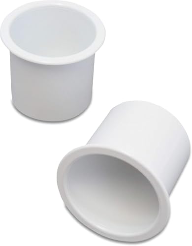 Portavasos plástico muy pequeño blanco universal miniatura 5
