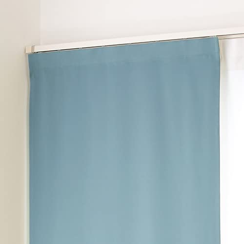 Amazon｜aiika 全48色 無地 1級遮光 防炎 オーダー フラットカーテン