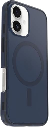 Image of OtterBox iPhone 16 (Only) - Symmetry Clear Series+ Case - Baby Blue Jeans (Blue) - Snaps to MagSafe - Ultra-Sleek - Raised Edges Protect Camera & Screen - Non-Retail Packaging