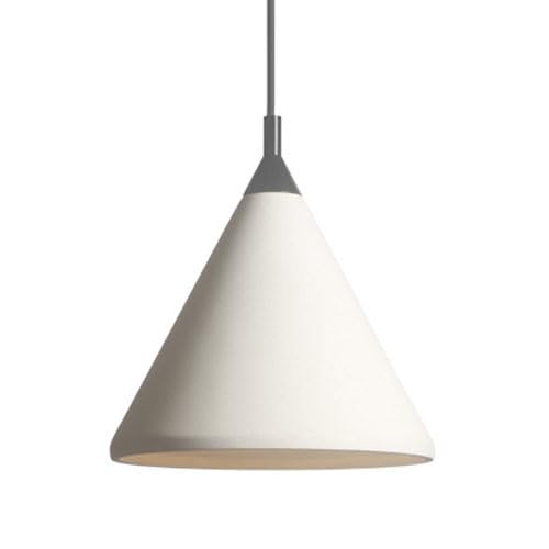 Suspension de plafond béton E27 : finition artisanale pour décoration salon