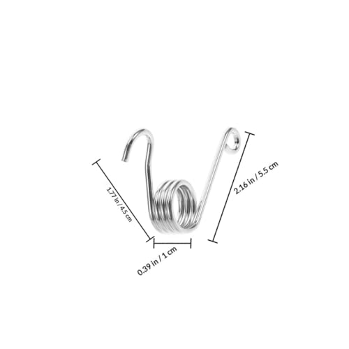 Resortes de retorno para pedal de moto todoterreno HEMOTON con kit de metal plata de 10 uds 2