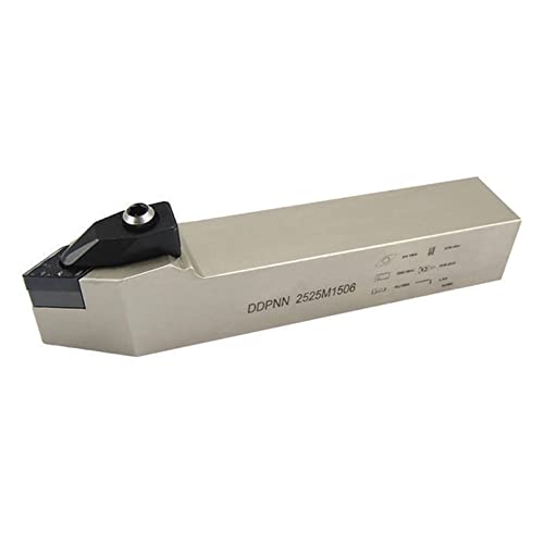 XYXXBB CNC Lathe Excircle Carbide Turning Tool DDPNN2020K15 DDPNN2525M1506 DDPNN External Turning Tool Holder for Carbide Inserts DNMG1504 DNMG1506 (Hole Diameter : DDPNN2020K1506)
