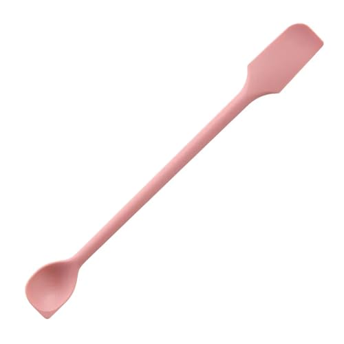 Spatules et brosses pour masque facial en silicone avec grattoir double extrémité rose 6 pièces