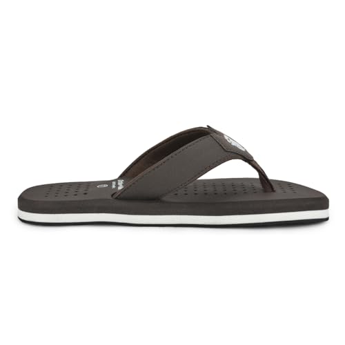Image of Ortho + Rest Men's Flip Flops, Slippers For Men Daily Use | Soft Cushioned, Anti Skid, Lightweight Casual Chappal, Orthopedic Diabetic Comfortable Footwear, Breathable Cushion Flipflops