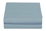 Photo Gallery cathay home hotel luxury - lenzuolo singolo in microfibra ultra morbida spazzolata, resistente alle rughe e allo sbiadimento, 1 pezzo, blu, doppio (167,6 x 243,8 cm) Photo Gallery cathay home hotel luxury - lenzuolo singolo in microfibra ultra morbida spazzolata, resistente alle rughe e allo sbiadimento, 1 pezzo, blu, doppio (167,6 x 243,8 cm)