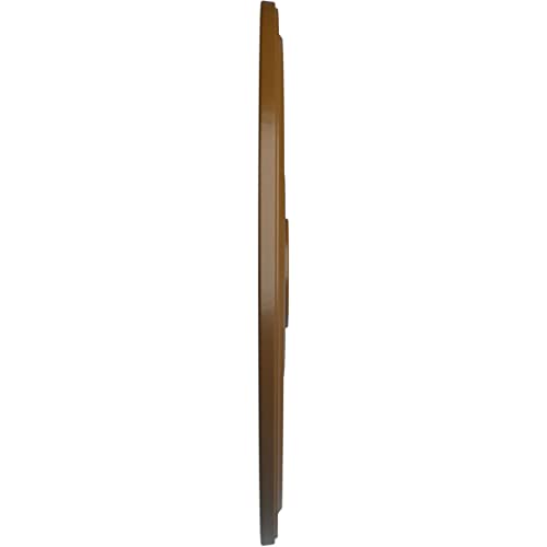 Image of Ekena Millwork CM24DISTF Diane Ceiling Medallion, 24 inchOD x 3 5 /8 inchID x 1 1 /4 inchP (Fits Canopies up to 6 1 /4 inch), Hand-Painted Smokey Topaz