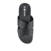 Pavers Casual Men's Leather Slide Sandals - Black Size 9 #3