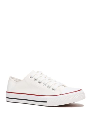 La Modeuse-Baskets, Slip-on-Tennis Basses en Toile avec...