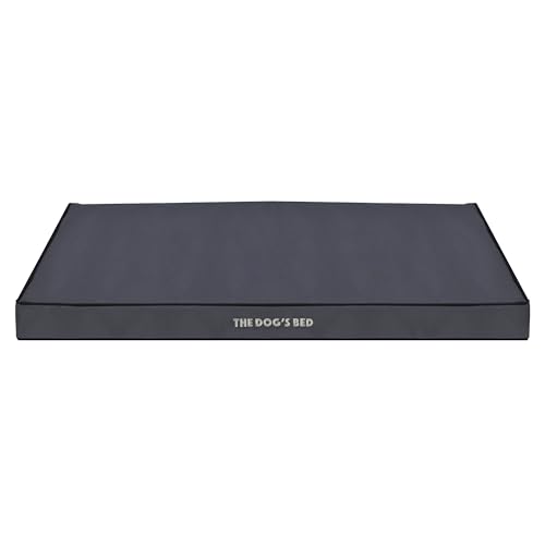 The Dog's Bed Replacement Outer Cover (No Mattress) for XXL Grey with Black Trim (Easy Clean Cover) Waterproof Orthopedic Dog Bed.