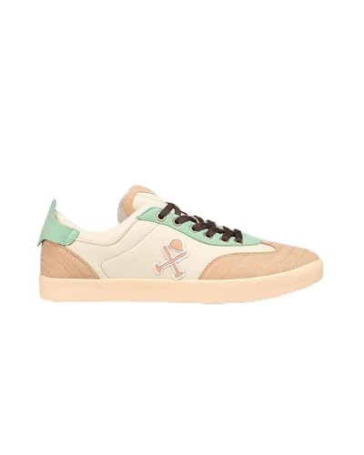 Bradenton Basket HARPER & NEYER chaussure toile homme légère blanche et beige