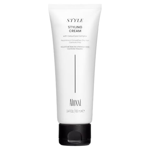 ALOXXI Ultra Hydrating Hair Styling Cream - Smoothing Styling Cream with Kokum Butter & Buriti Oil - Safe for Color Treated Hair - Hydrating Cream for Thick Body, Texture & Shiny Hair, 3.4 Fl Oz Cover