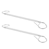 HEMOTON 2 Stück Quarz Heizrohre 23cm mit Kabel Keramik Infrarot Heizelement für Raumheizgeräte...
