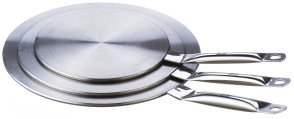 SET 3 Stainless Steel Induction Cooktop Converter Interface Disc 7.5+9.5+11 by Ballington