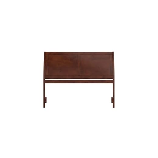 HomeStock Headboard with USB Charger - Classic Bedroom Design - Durable & Stylish Queen/Walnut