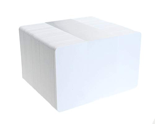 Cartes d'identité vierges en PVC blanc de format CR80 pour imprimante de badges
