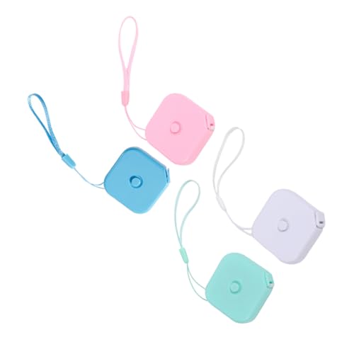Set mini cinta métrica portátil flexible SEWACC 4 piezas miniatura 1