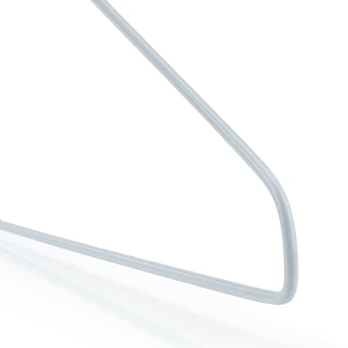 HANGERWORLD 50 Grucce in Metallo Bianco 40cm