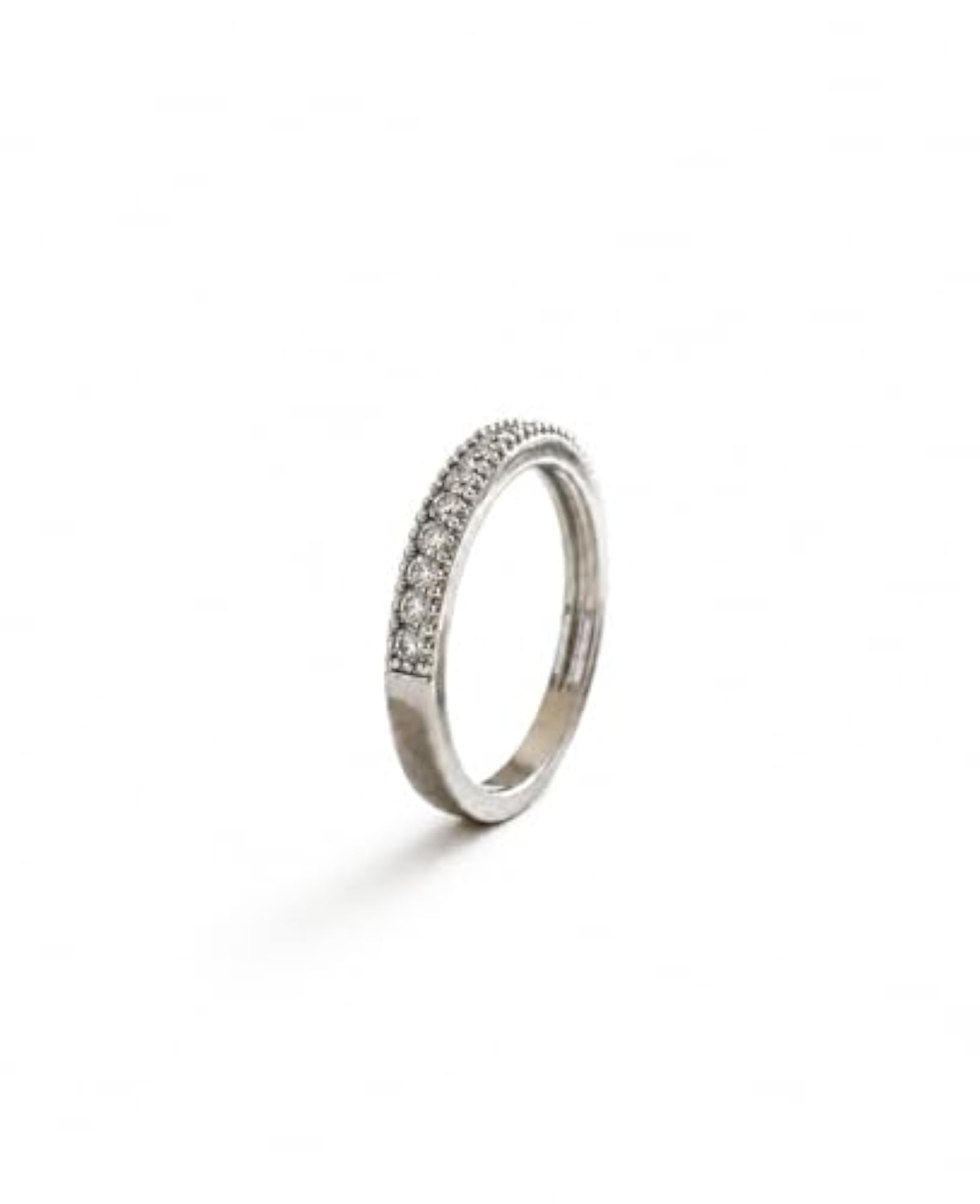 Women's Elegant Half Strip Adjustable Ring, Stylish Design
