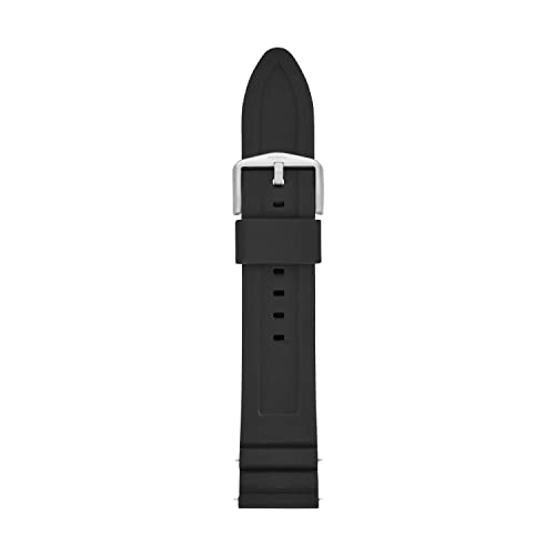 Image of Fossil Men's 22mm Dark Brown LiteHide Leather Watch Band