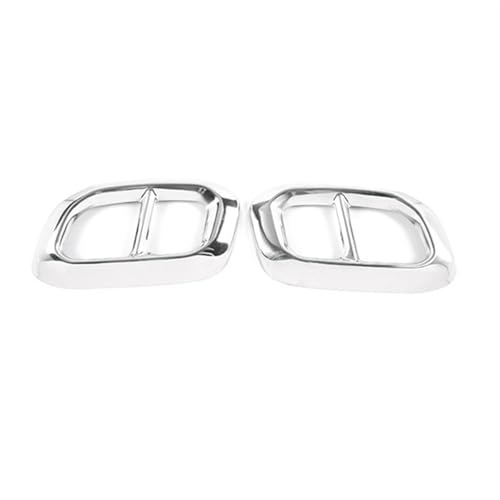 Couverture de pot d'échappement de voiture pour Mercedes X167 - Double sortie inox