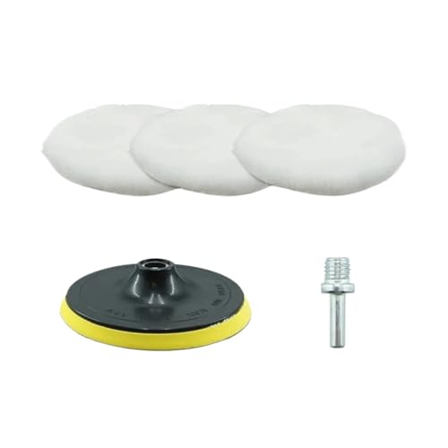 Disque de ponçage floqué avec support à crochet et boucle pour polissage stable