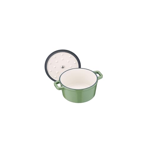 Berndes b.iron green Casseruola in ghisa 2m 14cm con coperchio