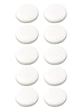 WheatThrive Paquete de 10 pesos magnéticos para cortinas de ducha y manteles, resistentes al viento, antideslizantes, con imanes recubiertos de goma, 4 cm