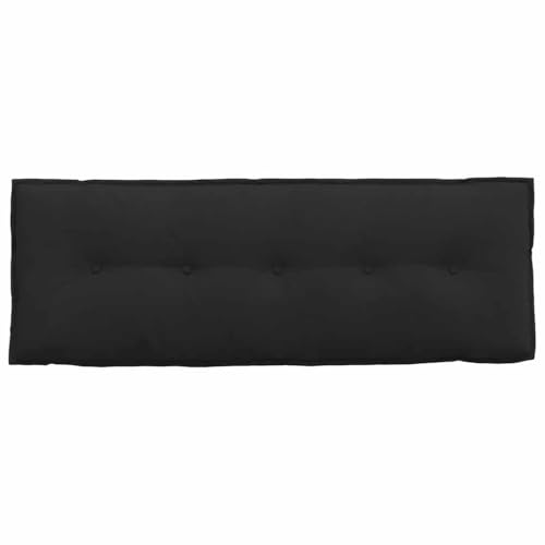 Coussin de dossier rectangulaire 140x50 cm en microfibre déhoussable