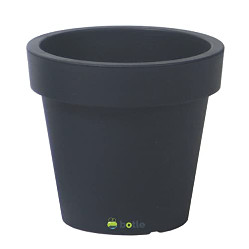 botle Blumentopf Übertopf Blumenkübel 50 cm x 45,5 cm anthrazit Pflanzkübel Pflanztopf Kunststoff