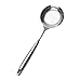 Scolapasta a maglie fini in acciaio inox, colino per schiumare grassi, schiume, cucchiaio con manico lungo, colino in rete con manico immagine