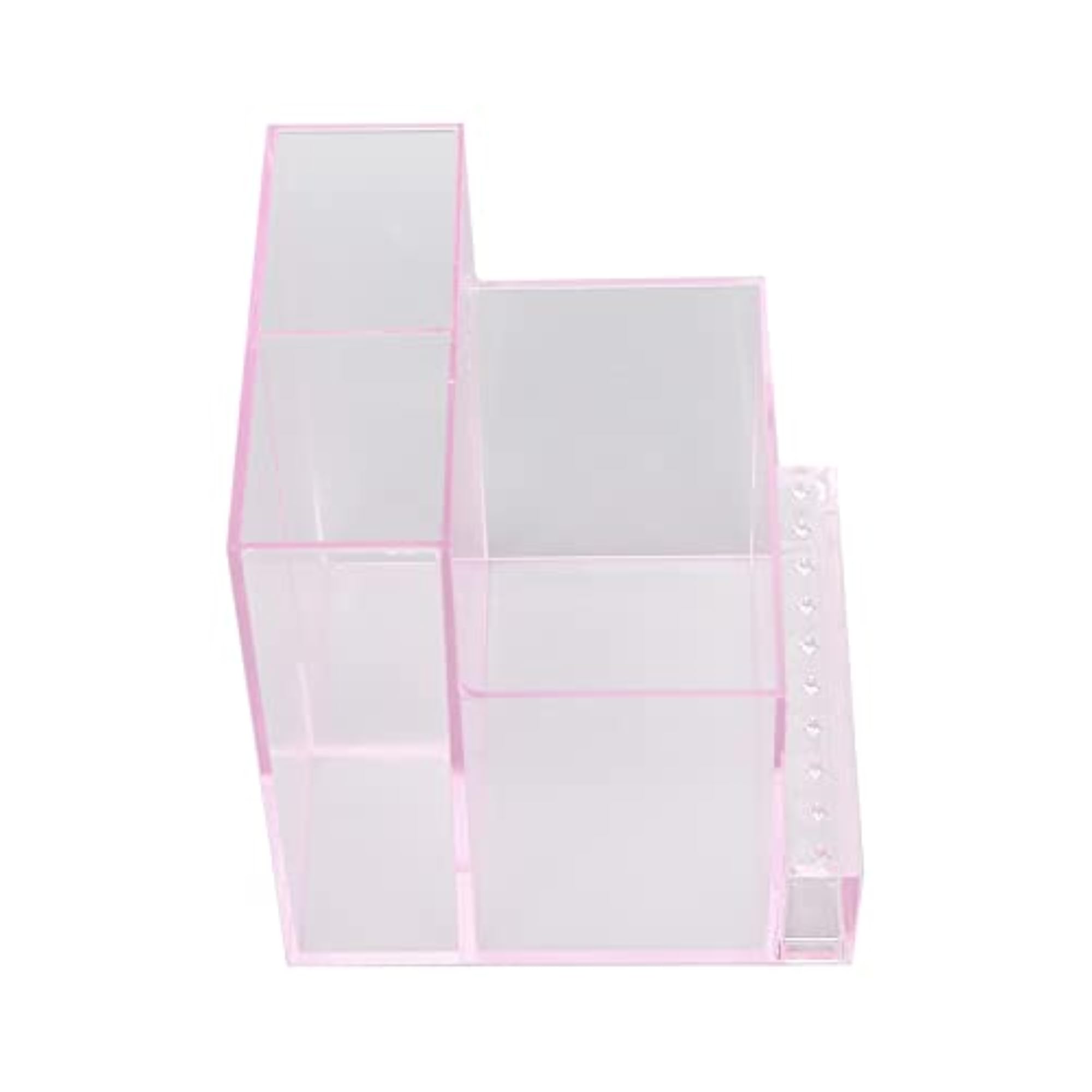 Multifunctional Nail Piercing Machine Storage Box, Pink