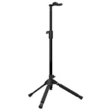 Audibax SG-06 PRO - Soporte Universal para Guitarras y Bajos - Soporte de Suelo para Guitarras Eléctricas, Acústicas y Bajos Eléctricos - Estructura Robusta y Estable - Ajustable en Altura y Plegable