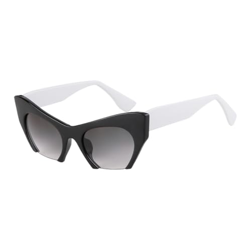 Lunettes de soleil œil de chat de luxe aux finitions haut de gamme