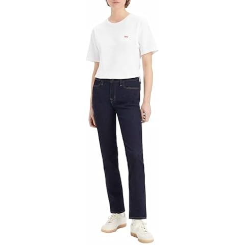 Levi's Women's 712 Slim Fit Jeans Blue Wave Cover