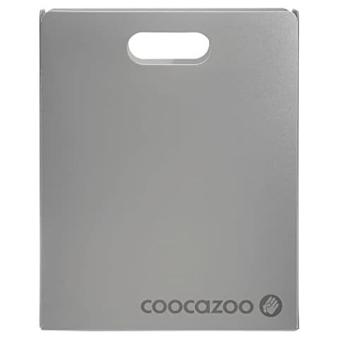 coocazoo Heftbox, Black, mit Tragegriff, Heftordner/Heftmappe/Sammelbox für Schulrucksäcke, ab der 3. Klasse, bis zur Einer DIN-A4 Größe Cover